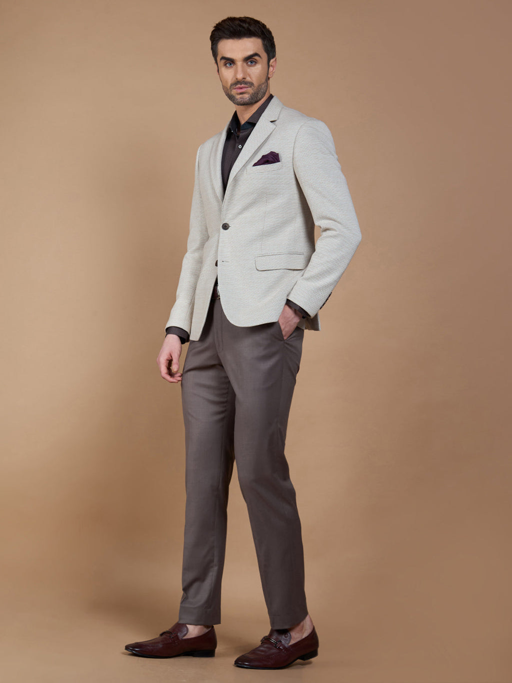 Full Sleeve Textured Jacket