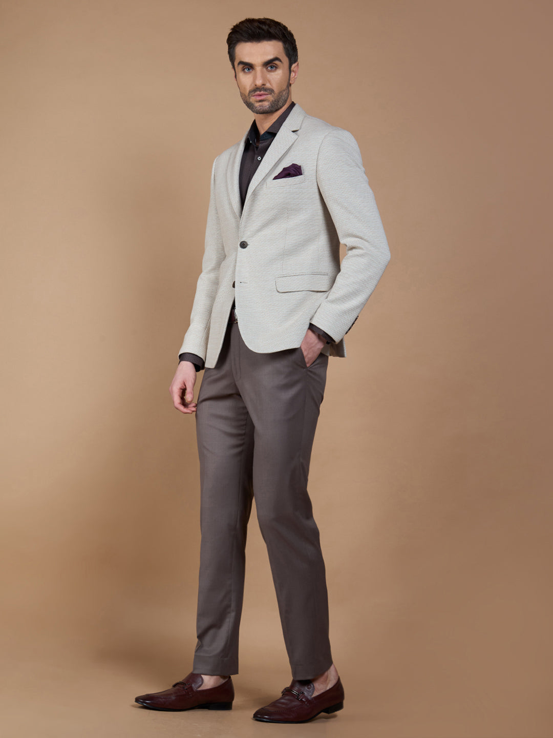Full Sleeve Textured Jacket
