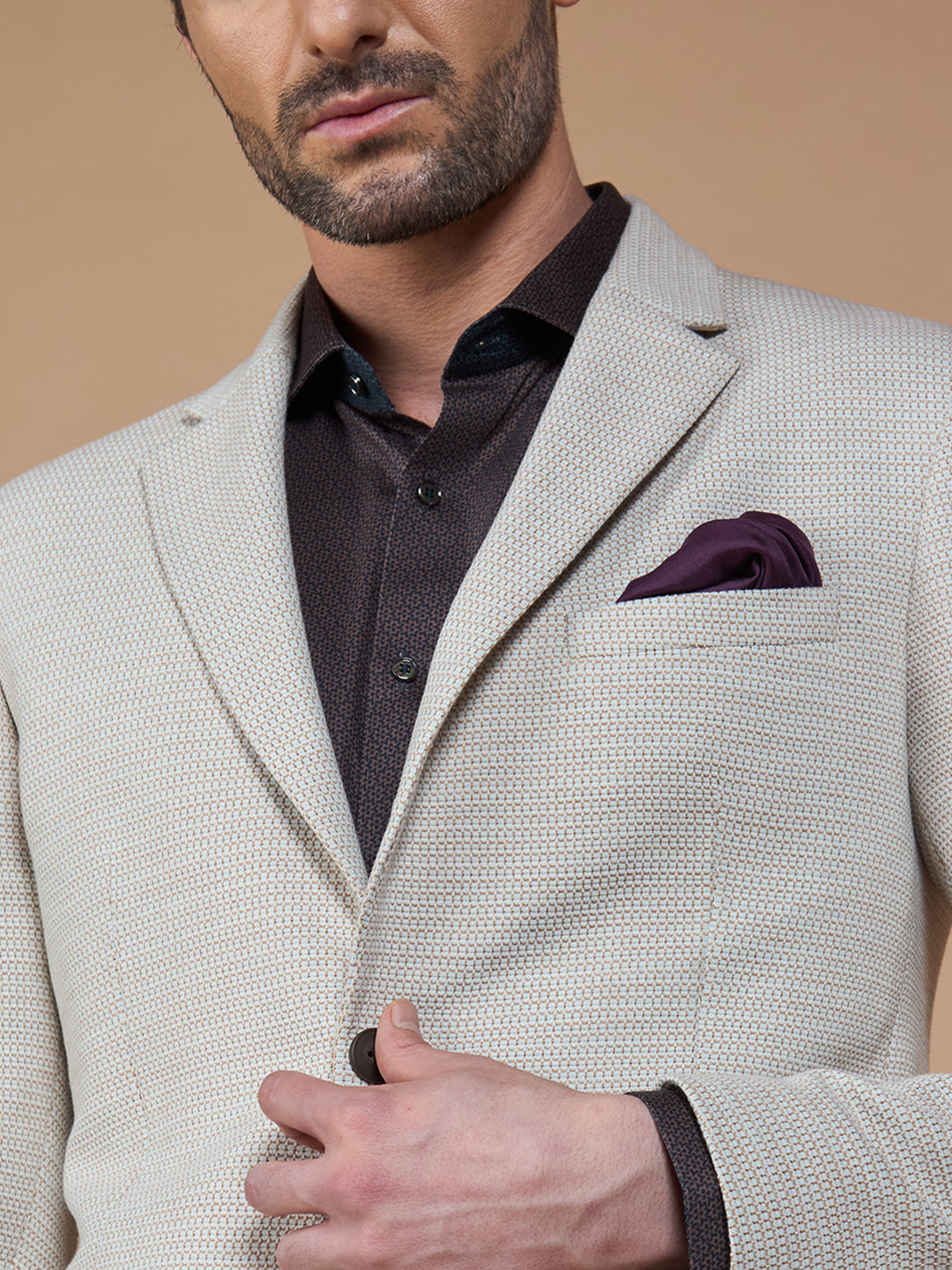 Full Sleeve Textured Jacket