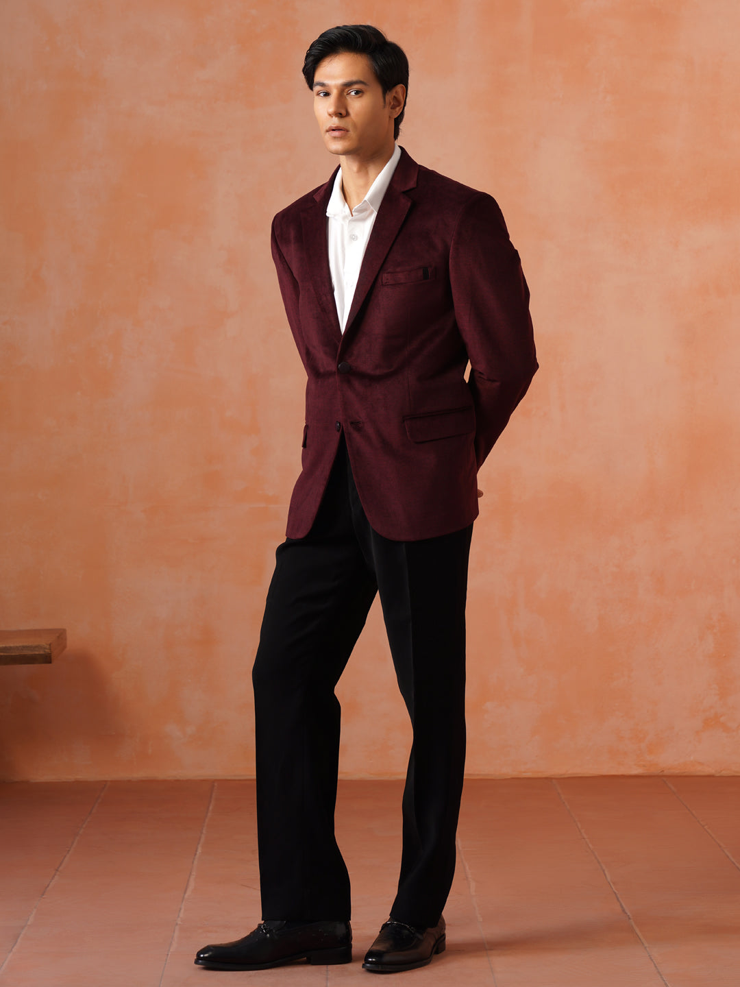Maroon Solid Jacket