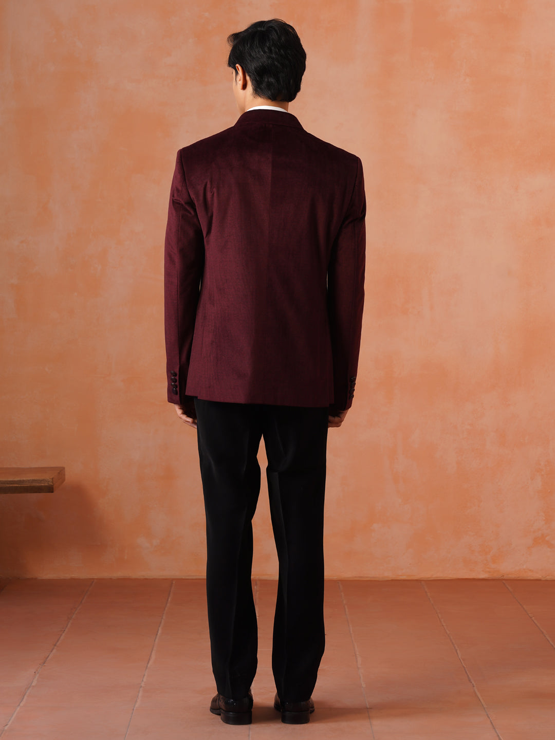 Maroon Solid Jacket