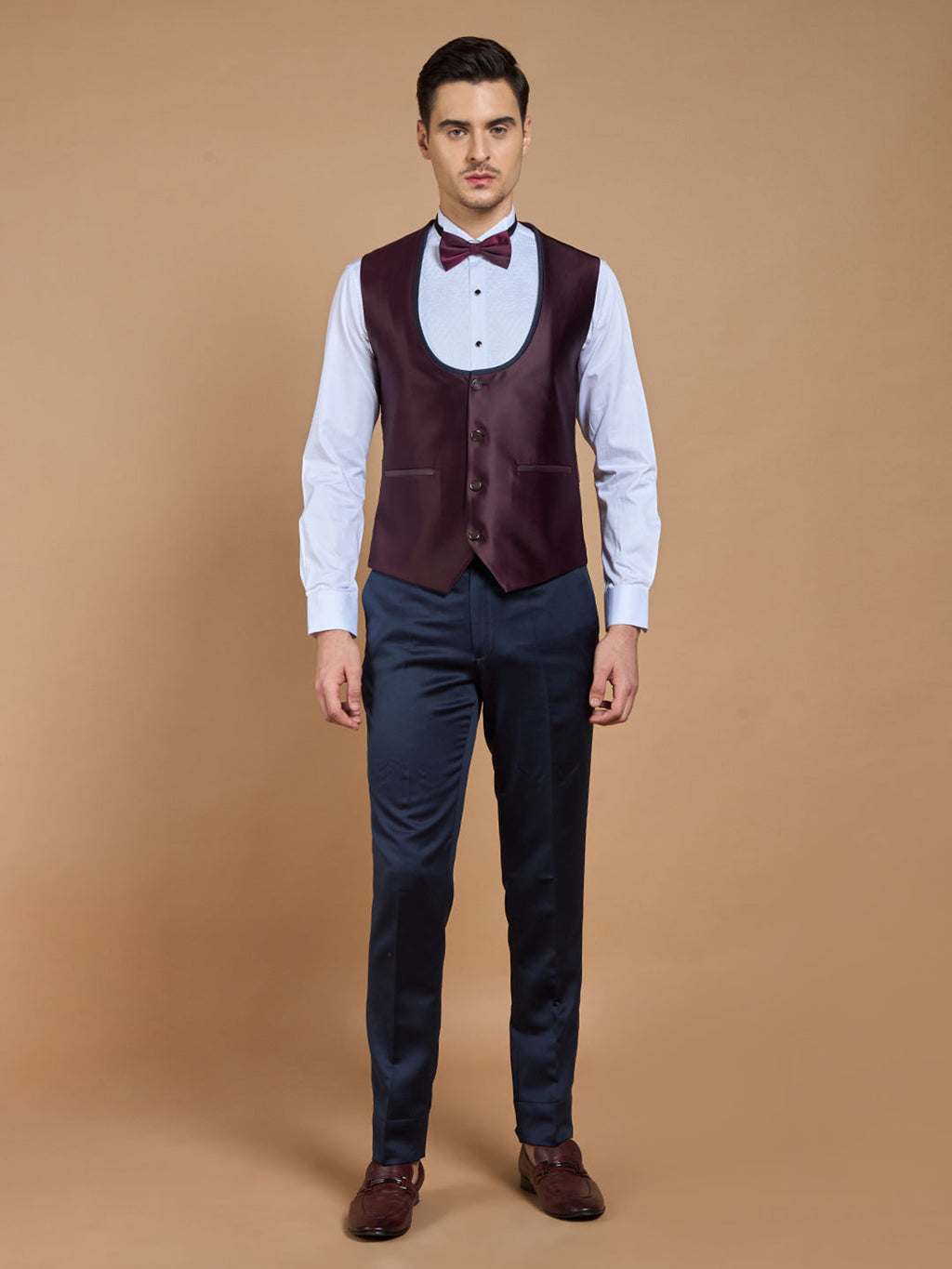 Blue embroidered Party Wear Suit