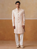 Men’s Rose Pink Long Waistcoat & Trouser Set