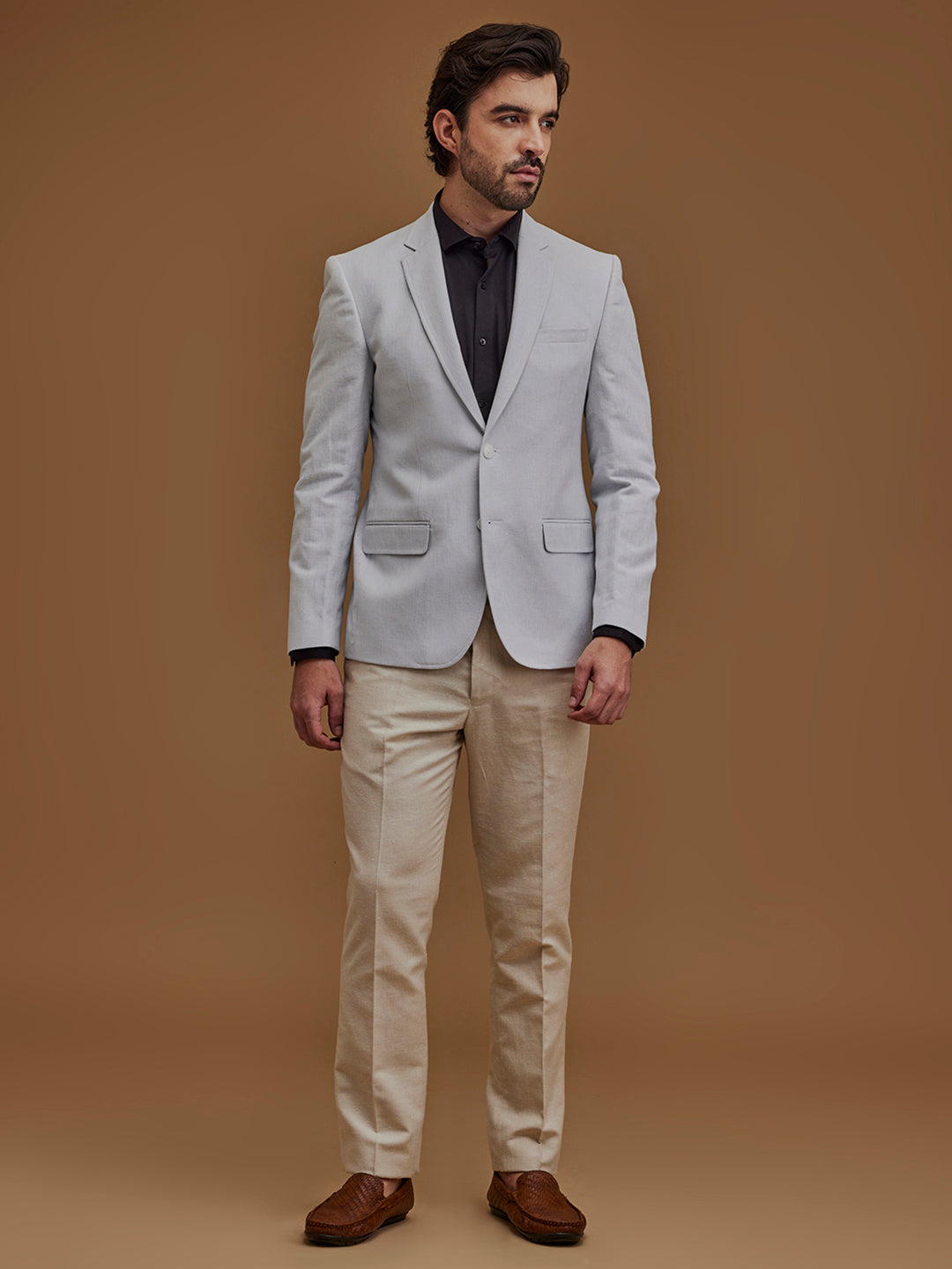 Full Sleeve Grey Jacket
