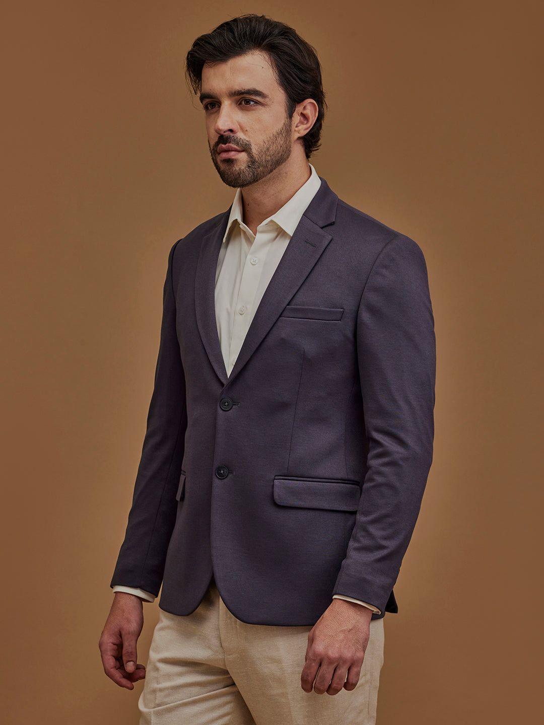 Full Sleeve Charcoal Jacket