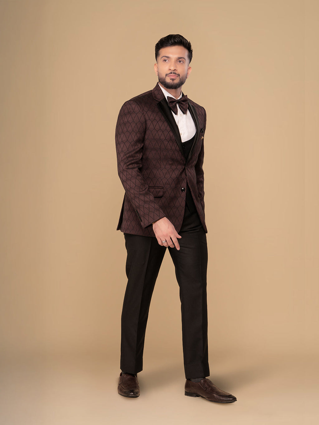 Men's Regular Fit 5-Piece Suit