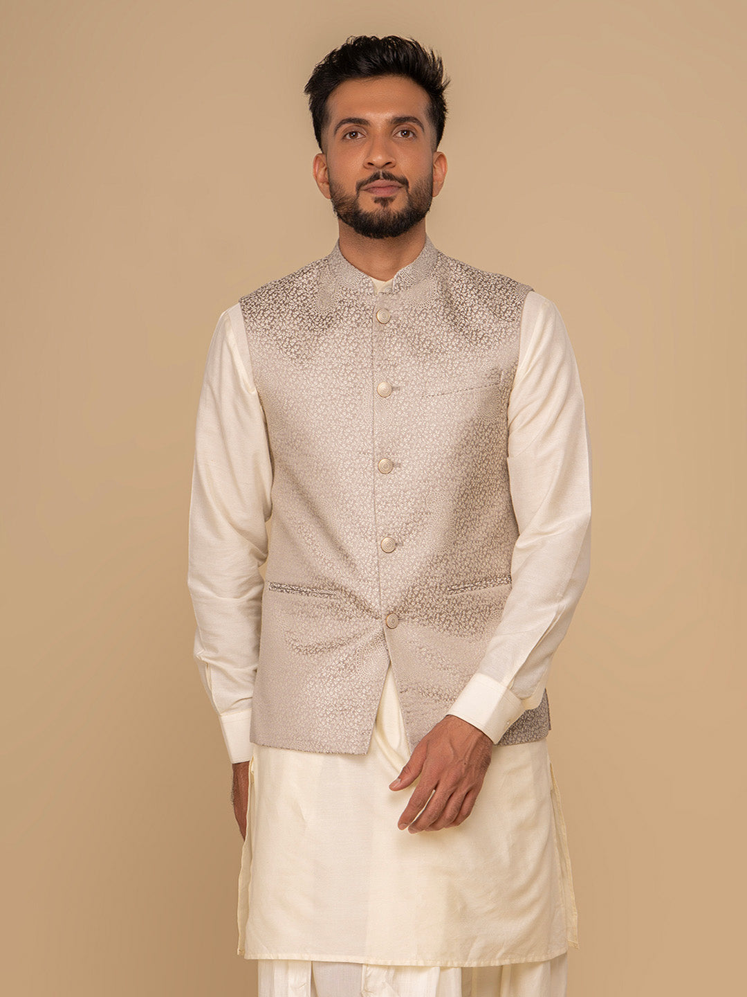 Men Grey Bundi