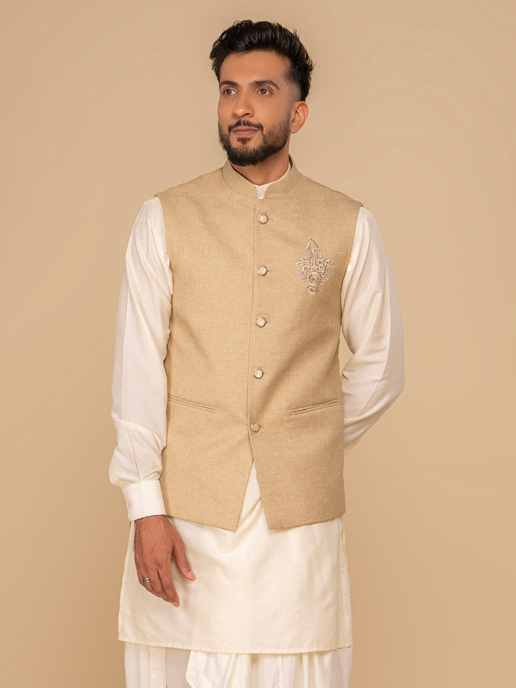 Men Cream Bundi
