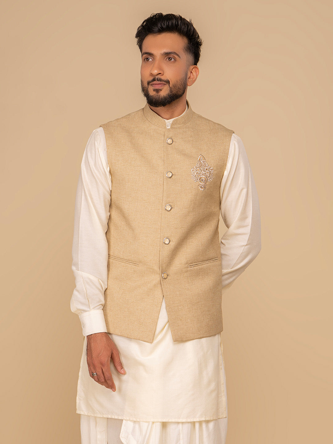 Men Cream Bundi